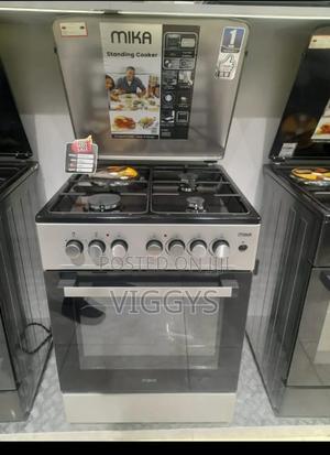 60 by 60 Mika 3+1 Free Standing Cooker(Silver) - main view