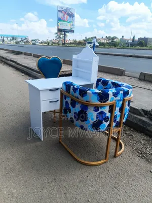 Manicure Set, White Table and Matching Seats