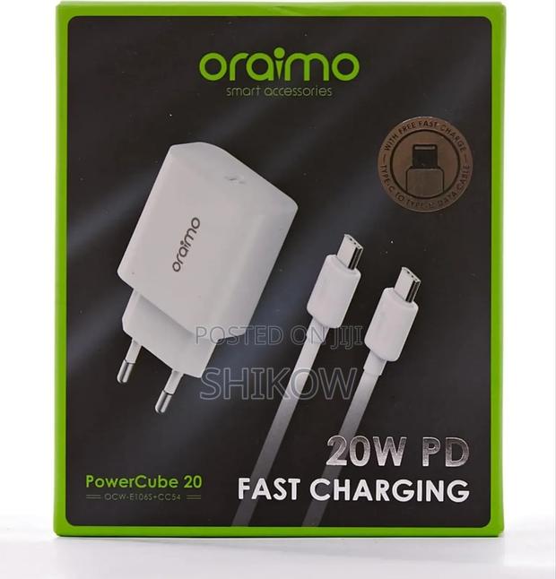 Oraimo 20w Powercube 20 Type C ( U106s+Cc54) - thumbnail 2