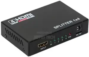 Lipiworld Tv-Out Cable Hdmi Splitter 1 in 4 Out Full Hd 1080