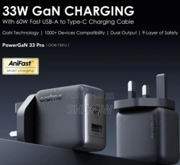 Oraimo Powergan 33 Pro 33w (7331u+C53) - thumbnail 2