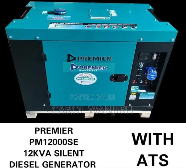 12kva Generator With Ats /10kva Premier Silent Generator