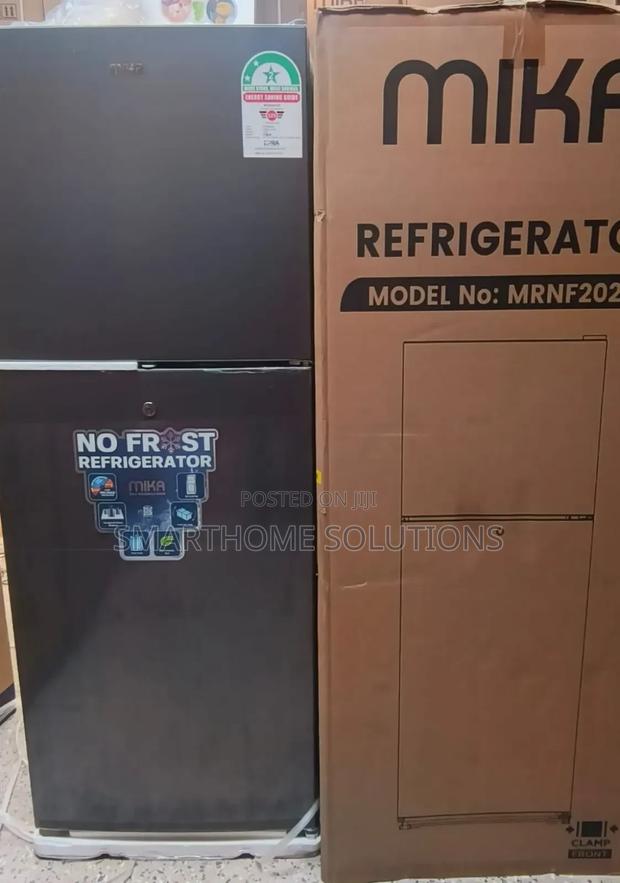 Mika 202l No Frost Double Door Refrigerator M/202l-DDR