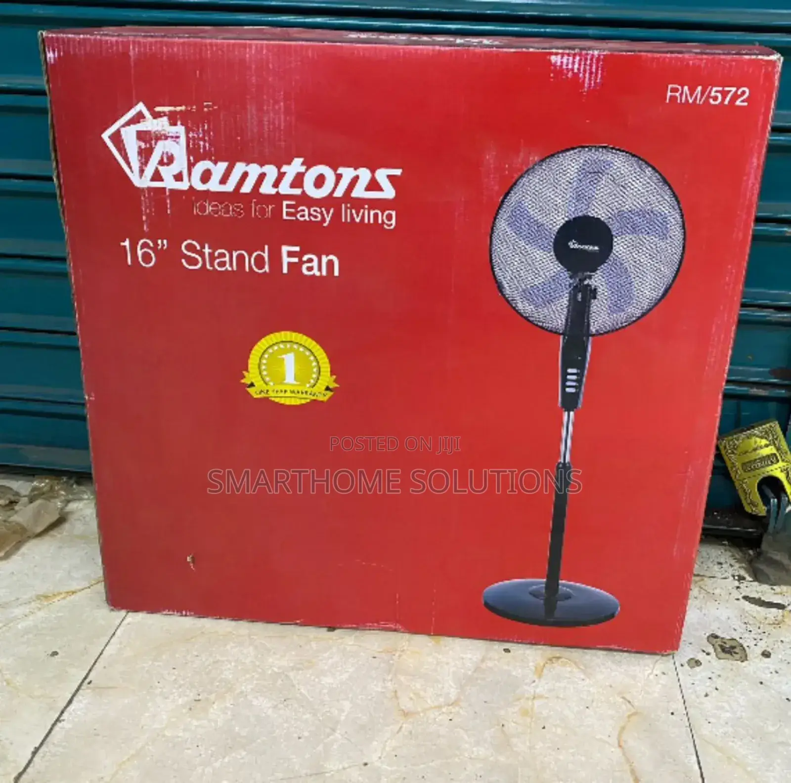 Ramtons Rm/572 Econo Standing Fan - 3 Speed R/16"