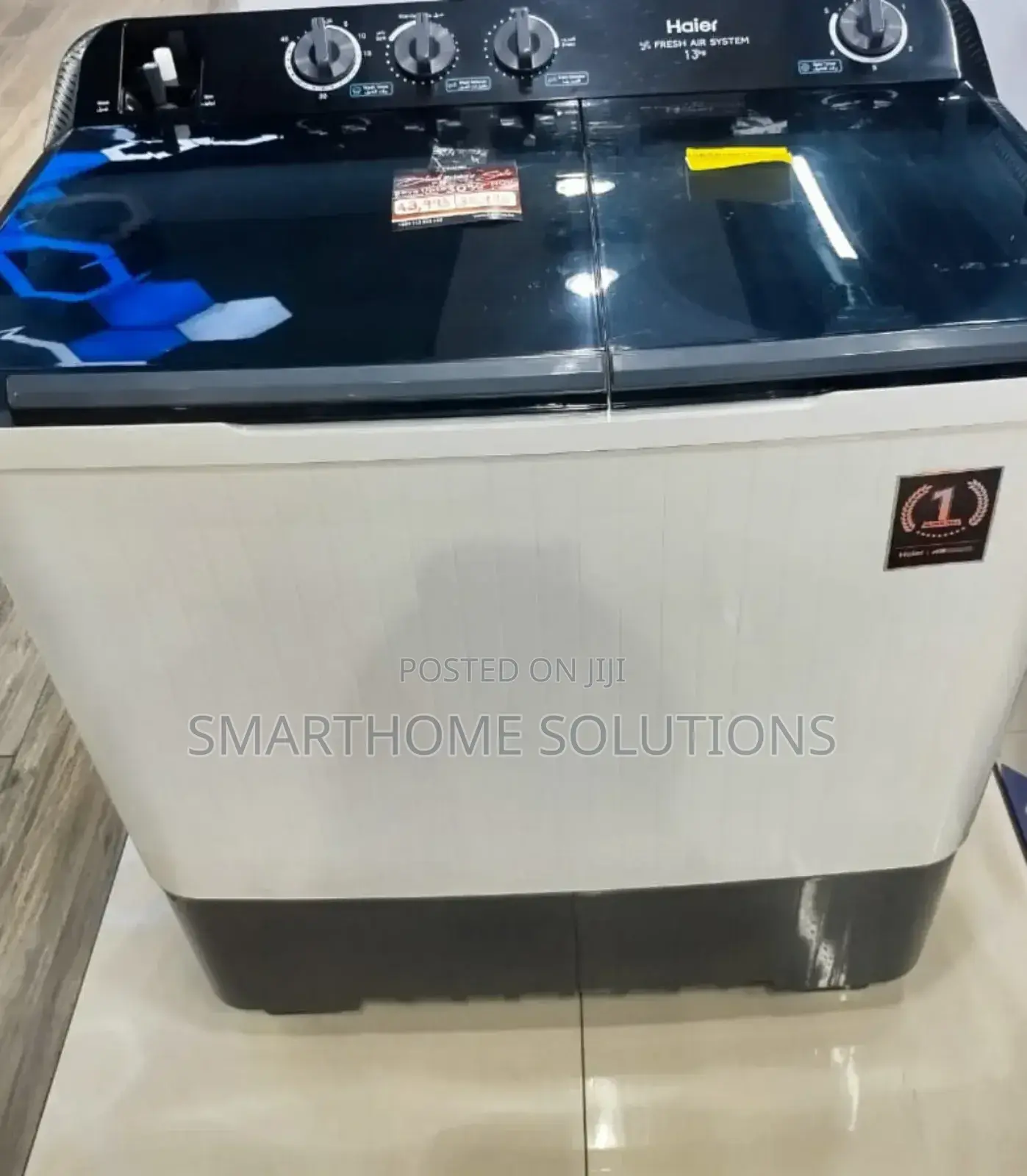 Haier 13kgs Twin Tub Semi Automatic Washing Machine HWM-