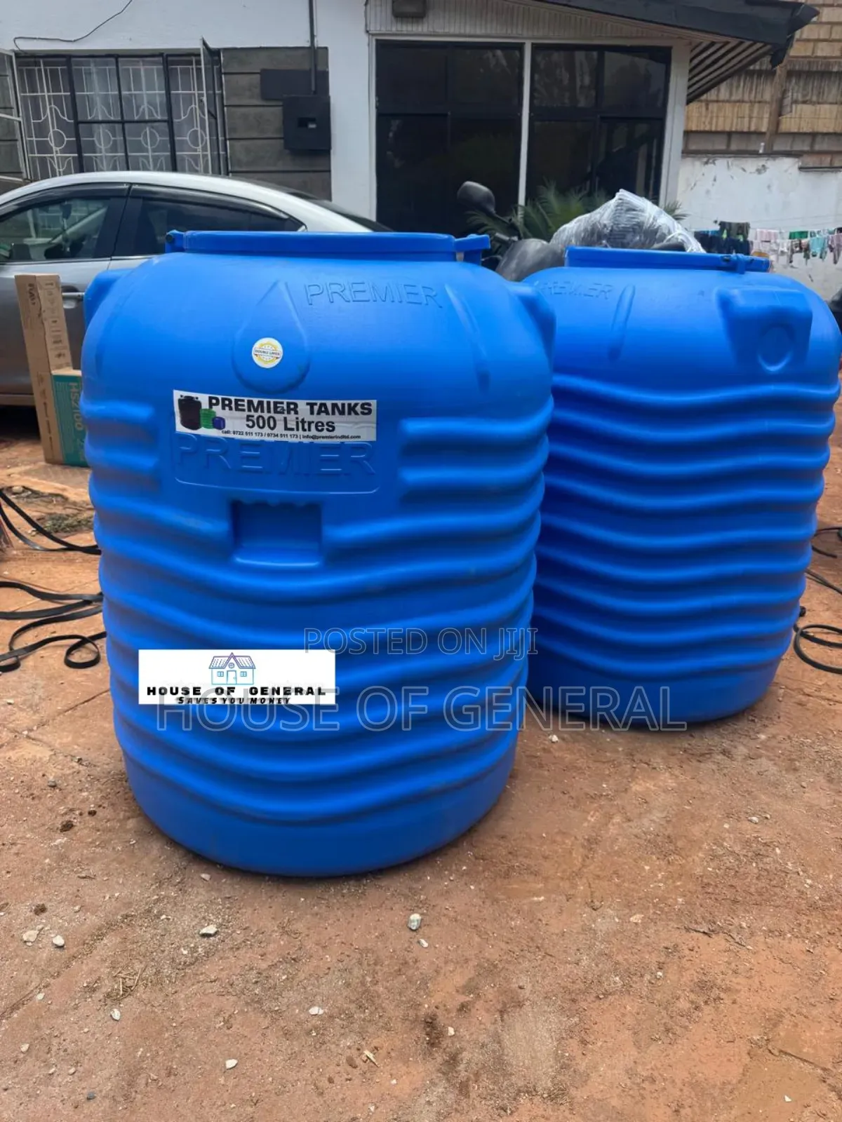 500ltrs Heavy Duty Storage Plastic Water Tank