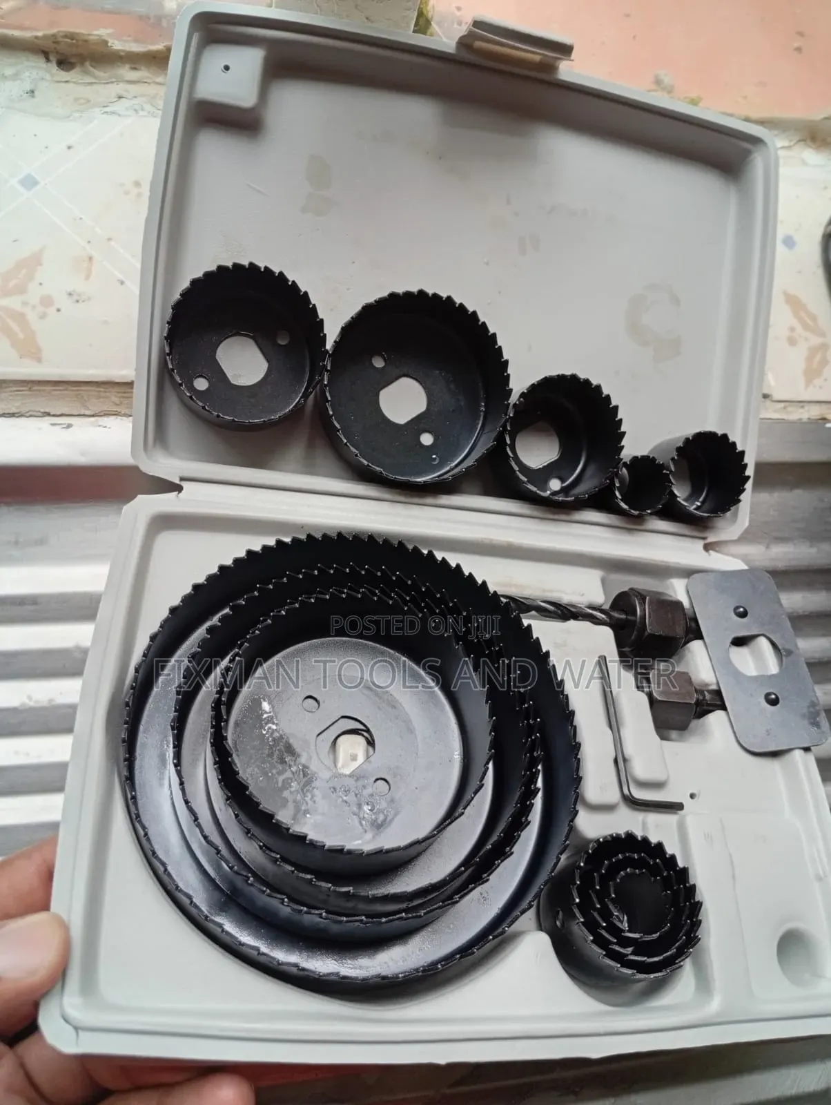 Steel Hole Saw Set For Wood 16 Pcs