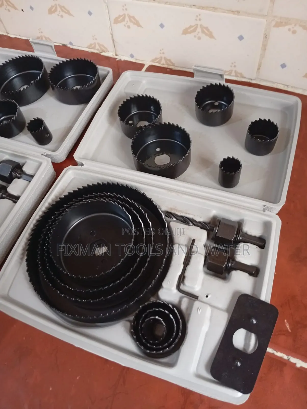 Carbon Strong Hole Saw Set 16 Pcs Wood