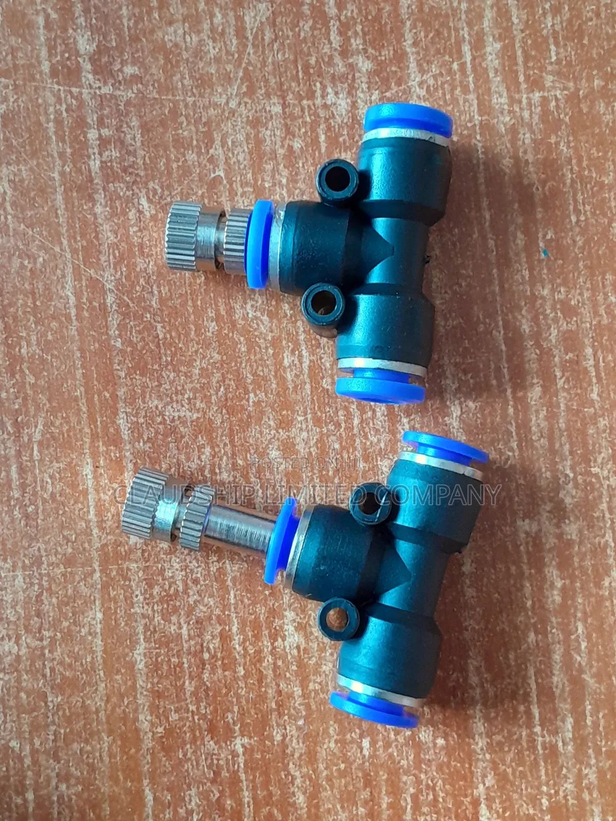 6 Mm Brass Nickle Misting and Pneumatic Connectors