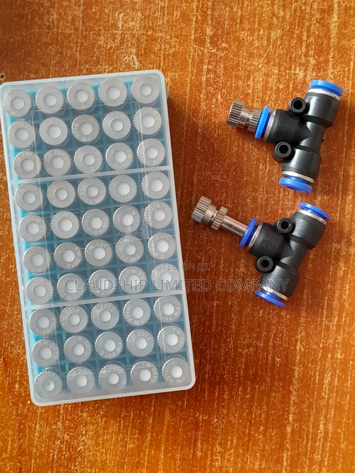 6 Mm Brass Nickle Misting and Pneumatic Connectors