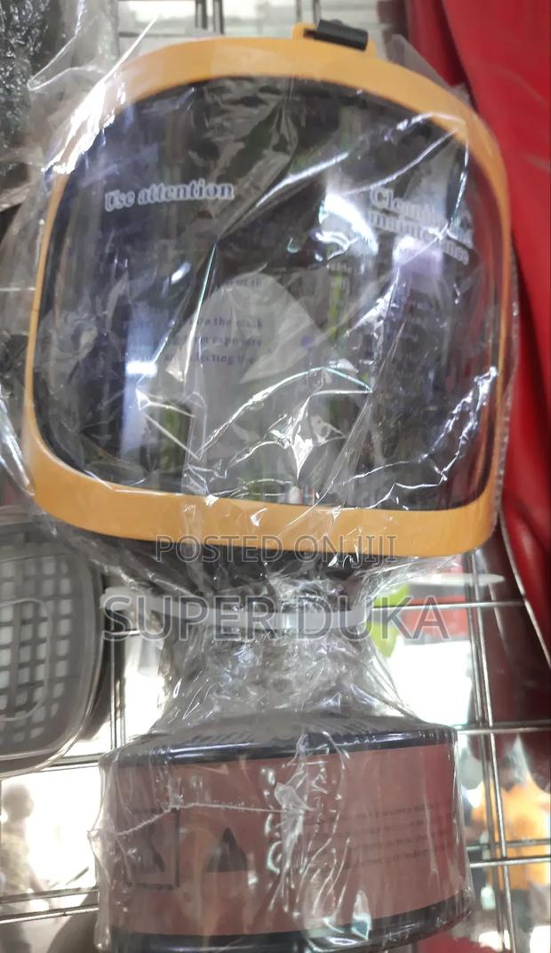 Full Face Respirator.Gas Mask With Canister Rubber