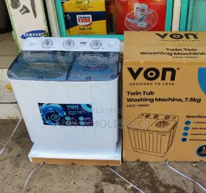 *Von 7.5 Twin Tub Washing Machine v/6