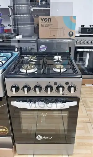 Nunix 50 by 55 Standing Cooker With Oven at .