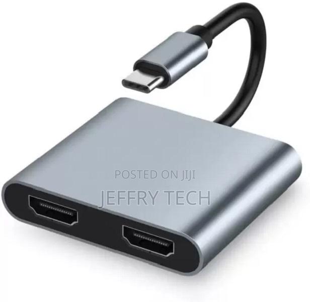 Pac Tv-Out Cable Usb C to Dual Hdmi Adapter Usb Type C to Du - main view