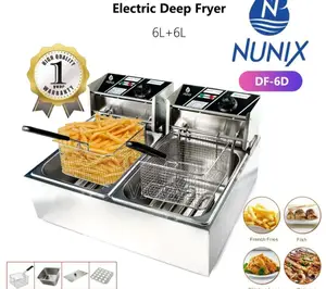 Electric Double Deep Fryer.