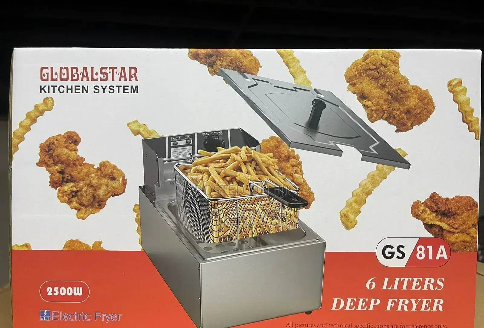 Globalstar Single Deep Fryer