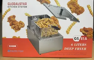 6 L Globalstar Single Deep Fryer ,.