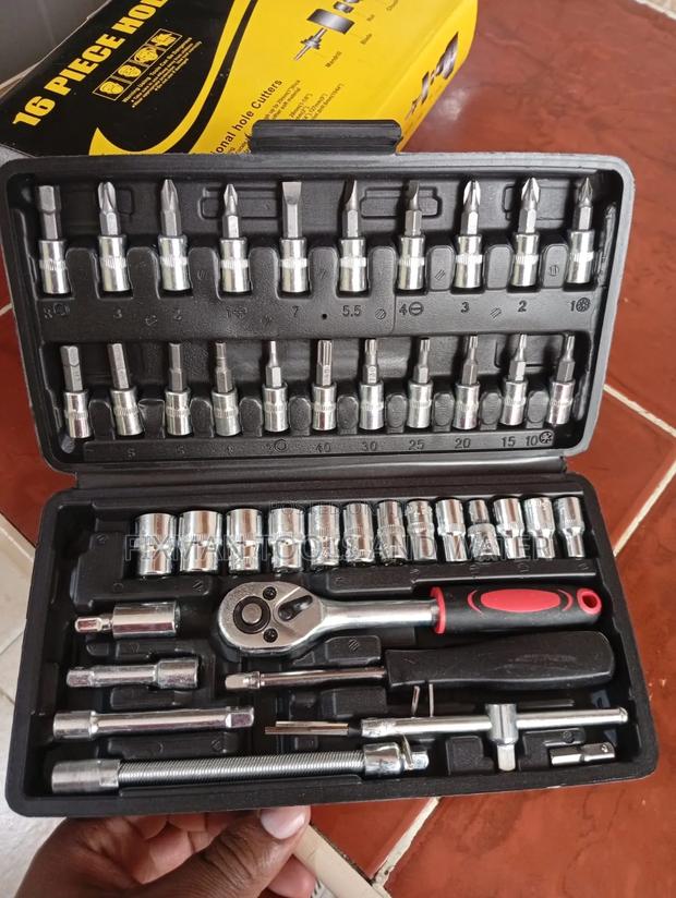 New 46 Pcs Socket Wrench Spanners Set - main view