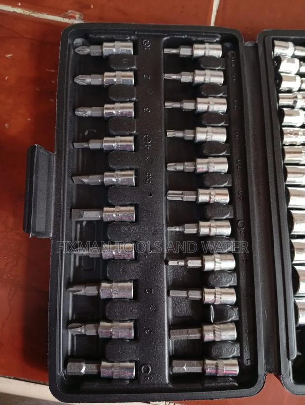 New 46 Pcs Socket Wrench Spanners Set - thumbnail 2