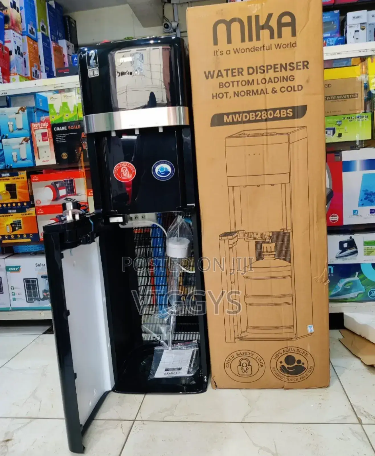 *Mika Bottom Loading Dispenser Compressor Cooling
