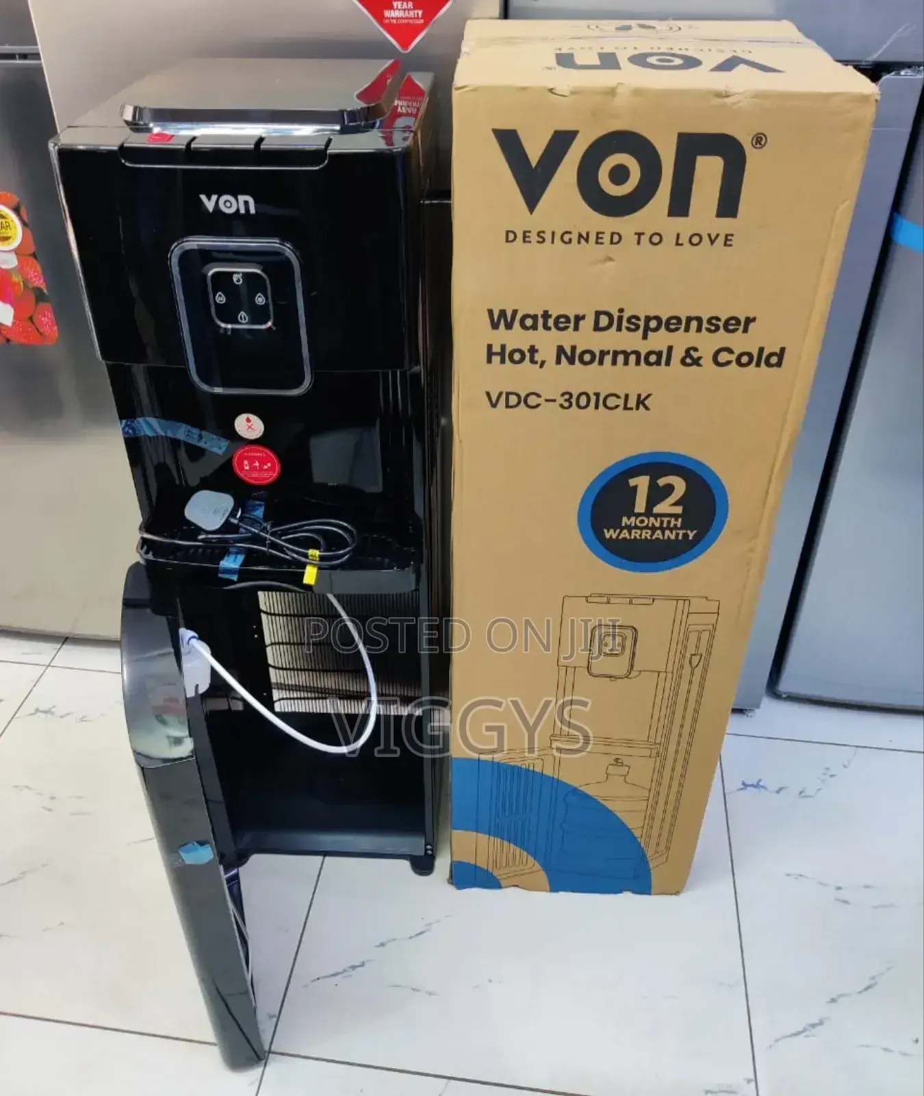 Von Bottom Load Dispenser Compressor Cooling At