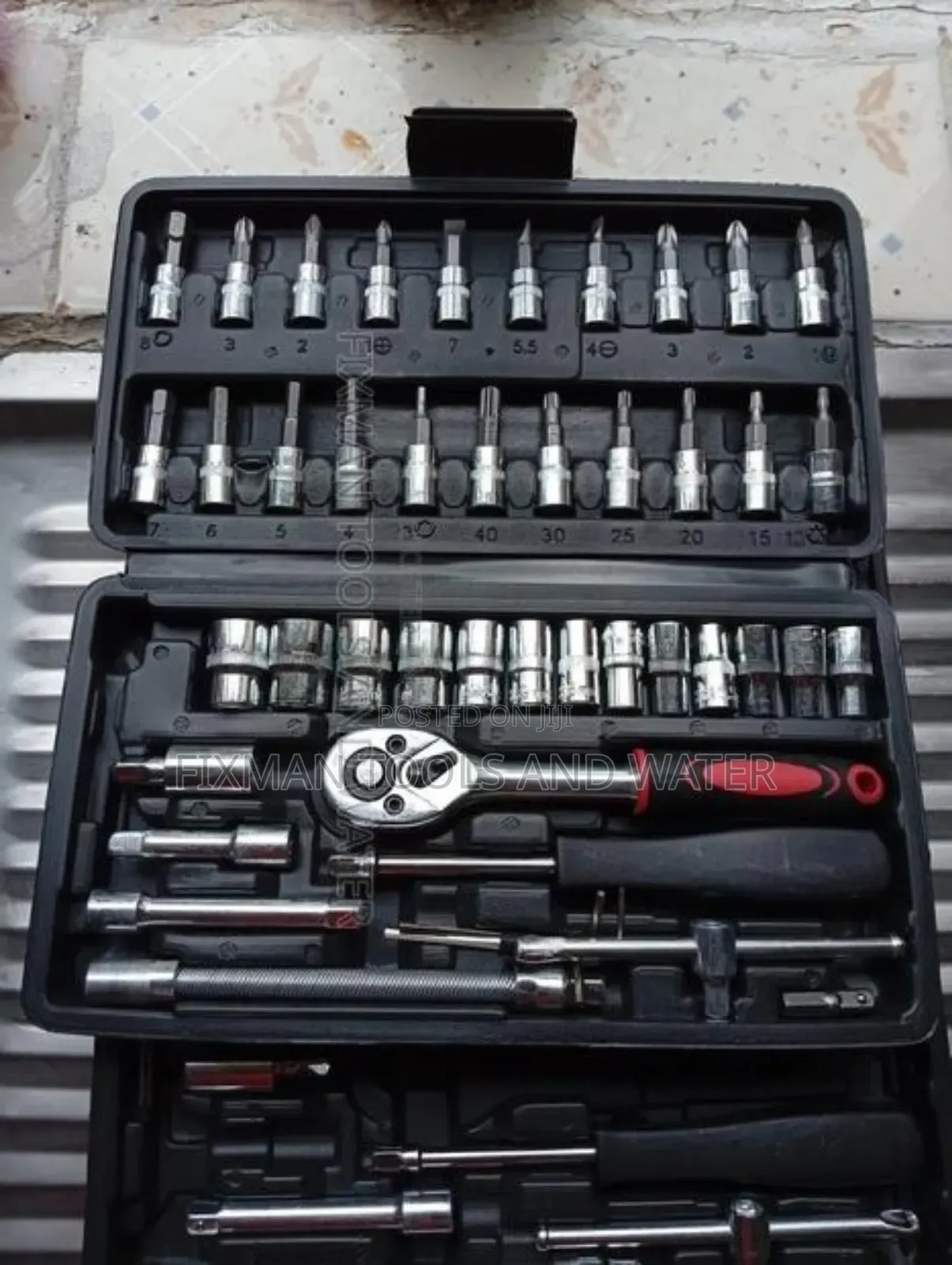 Chrome Socket Set 16 Pcs Screw Driver Set