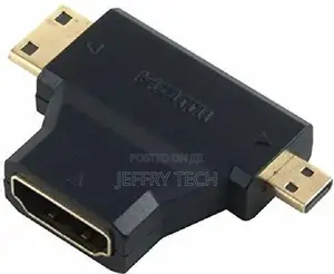 Microware Tv-Out Cable 3 in 1 Hdmi Female to Mini Hdmi Male