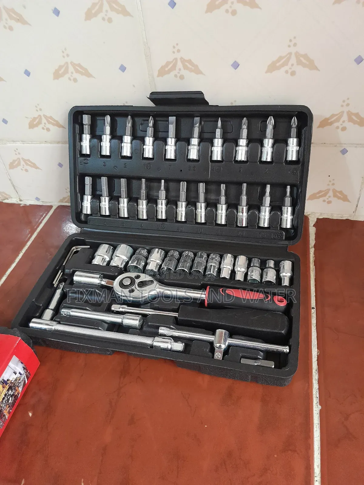 Chrome Mechanical 46 Socket Spanners Set
