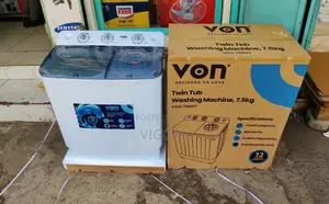 Von 7.5 KHS Twin Tub Washing Machine Available