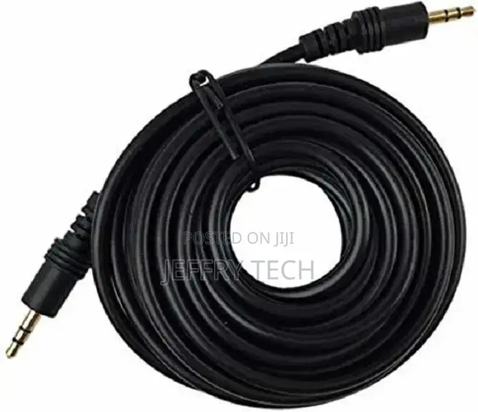 Pac Tv-Out Cable 5 Meter 3.5mm Male to Male Stereo Aux Cab