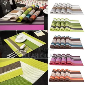 Table Mats Stripped Now Available Set of 6