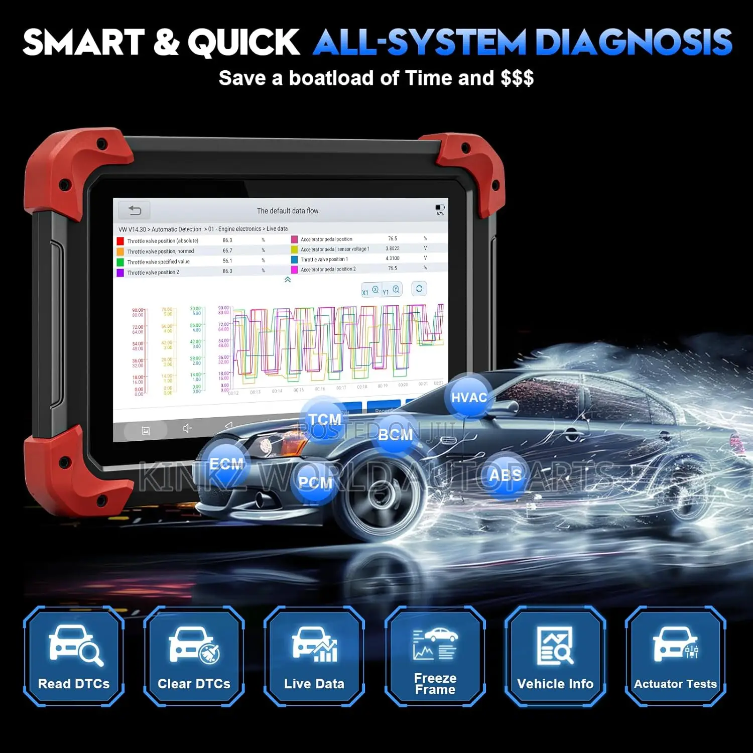 Xtool D7 Bidirectional Obd2 2025 Car Scanner Diagnostic Tool