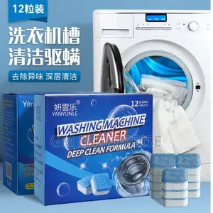 12 PCS Washing Machine Cleaner Detergent Effervescent Tablet