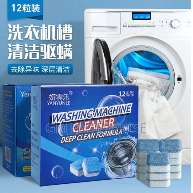 12 PCS Washing Machine Cleaner Detergent Effervescent Tablet