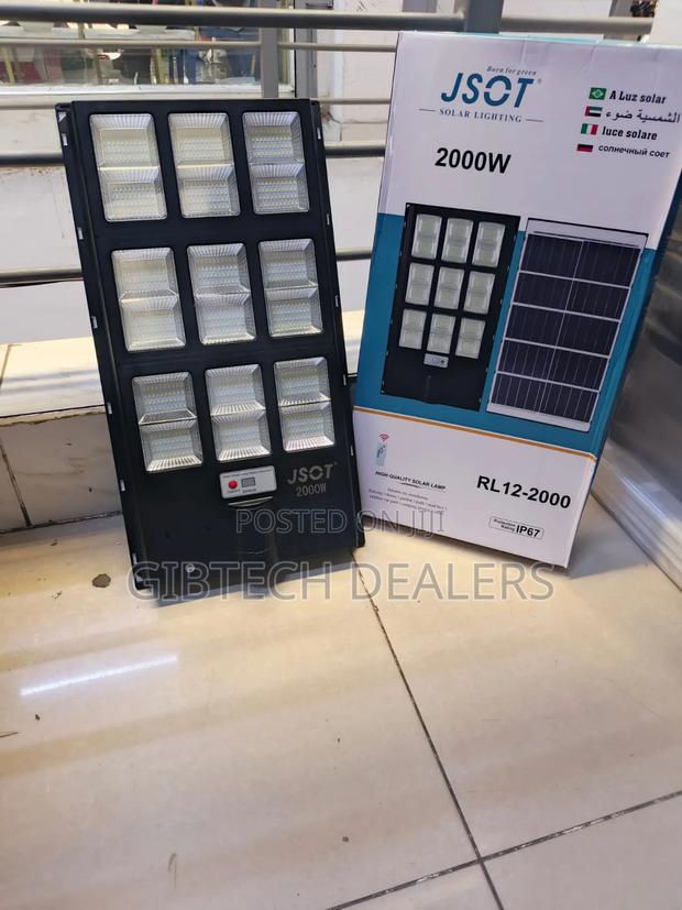 Jsot 2000 Watts Solar Security Street Light - main view