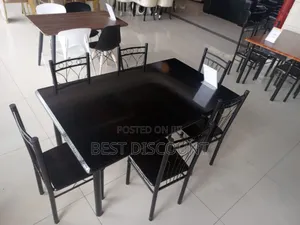Black Wooden Dining Table