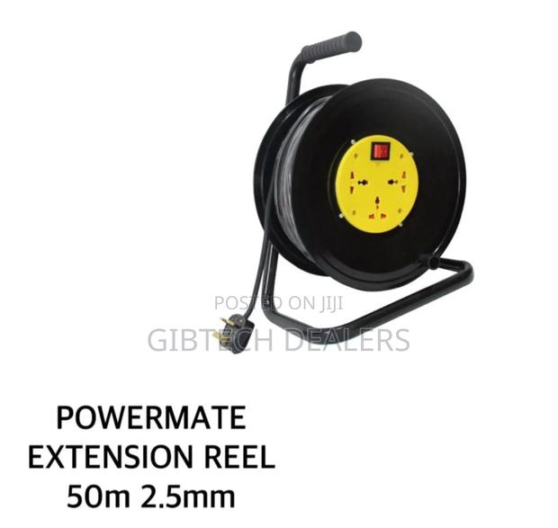 Powermate Extension Reel 50m 2.5mm Cables