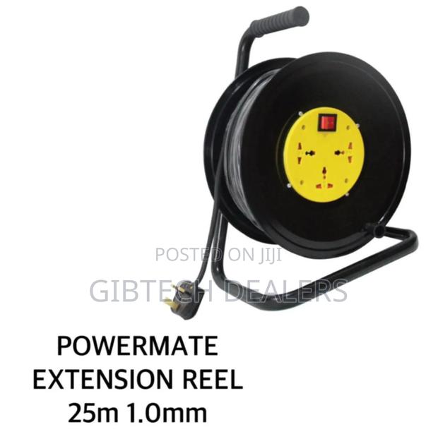 Powermate Extension Reel 25m 1.0mm Electric Cables