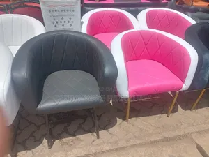 Black/Pinky Leather Working Chairs