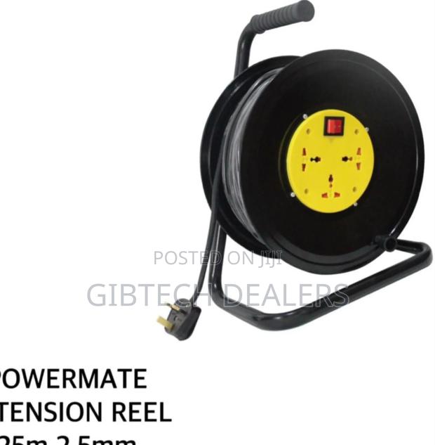 Powermate Extension Reel 25m 2.5m Power Cable