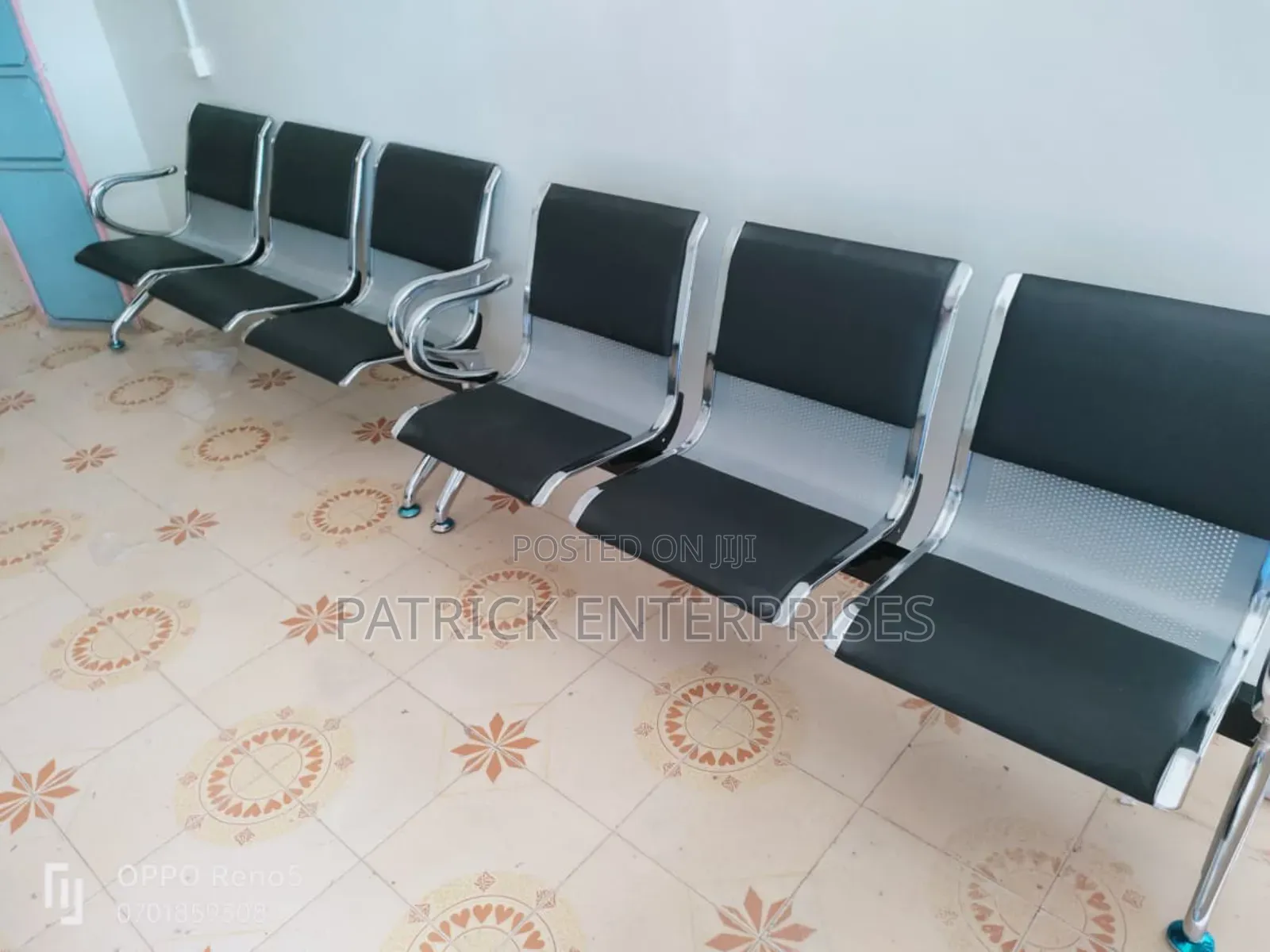 Modern Hospital/Office/School Waiting Bay 3 Seater Padded