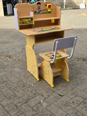 Imported Modern Kids Study Table And Chair - thumbnail 2