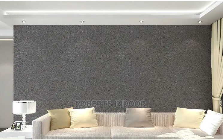 Grey Elegant Decorative Wallpaper