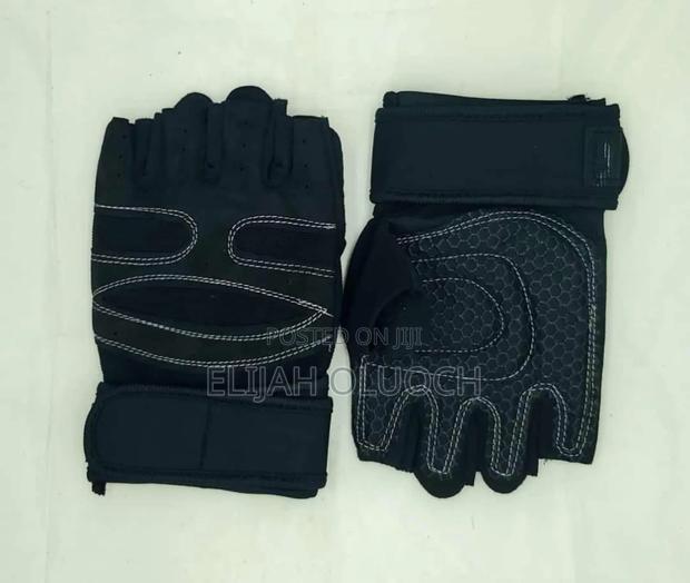 Premium Gym Leather Gloves