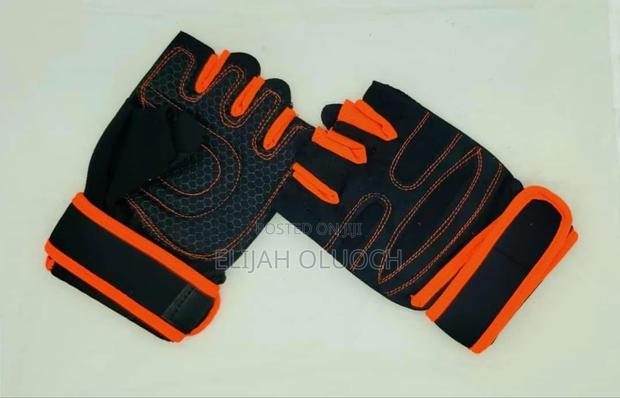 Premium Gym Leather Gloves - thumbnail 2