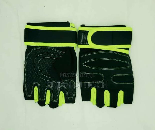 Premium Gym Leather Gloves - thumbnail 3