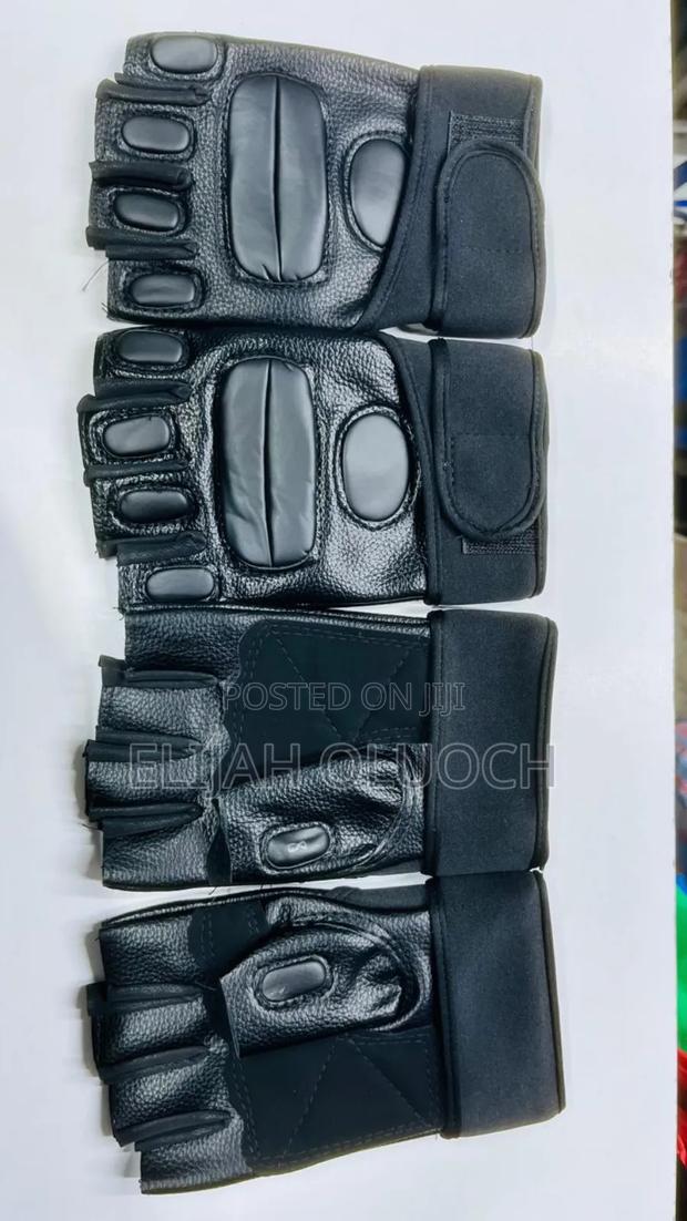 Premium Gym Leather Gloves - thumbnail 4