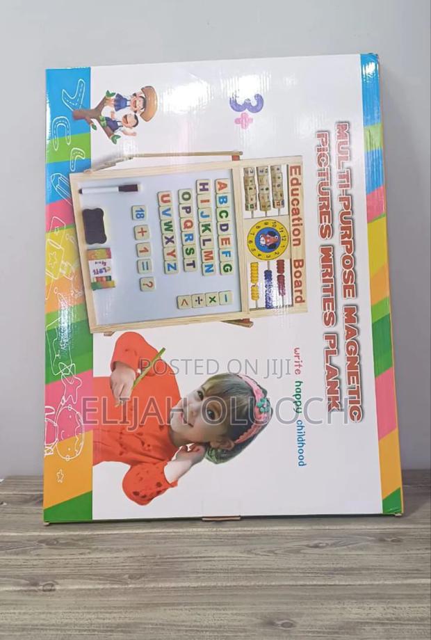 Double-Sided Blackboard Measuring 41cm X 62cm. - thumbnail 2