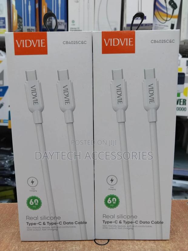 Vidvie Data Cable Cb4025 C C Type-C to Type-C Data Cable - thumbnail 3