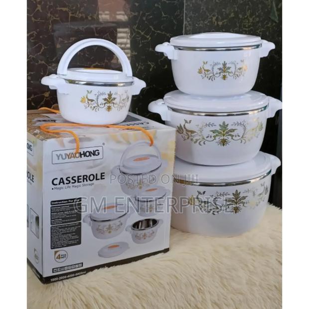 Set of Casserole Hotpots, 4 PCS Casserole Hotpots